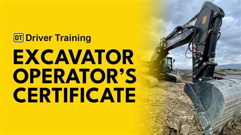 mini excavator training certificate|mini excavator final drives courses.